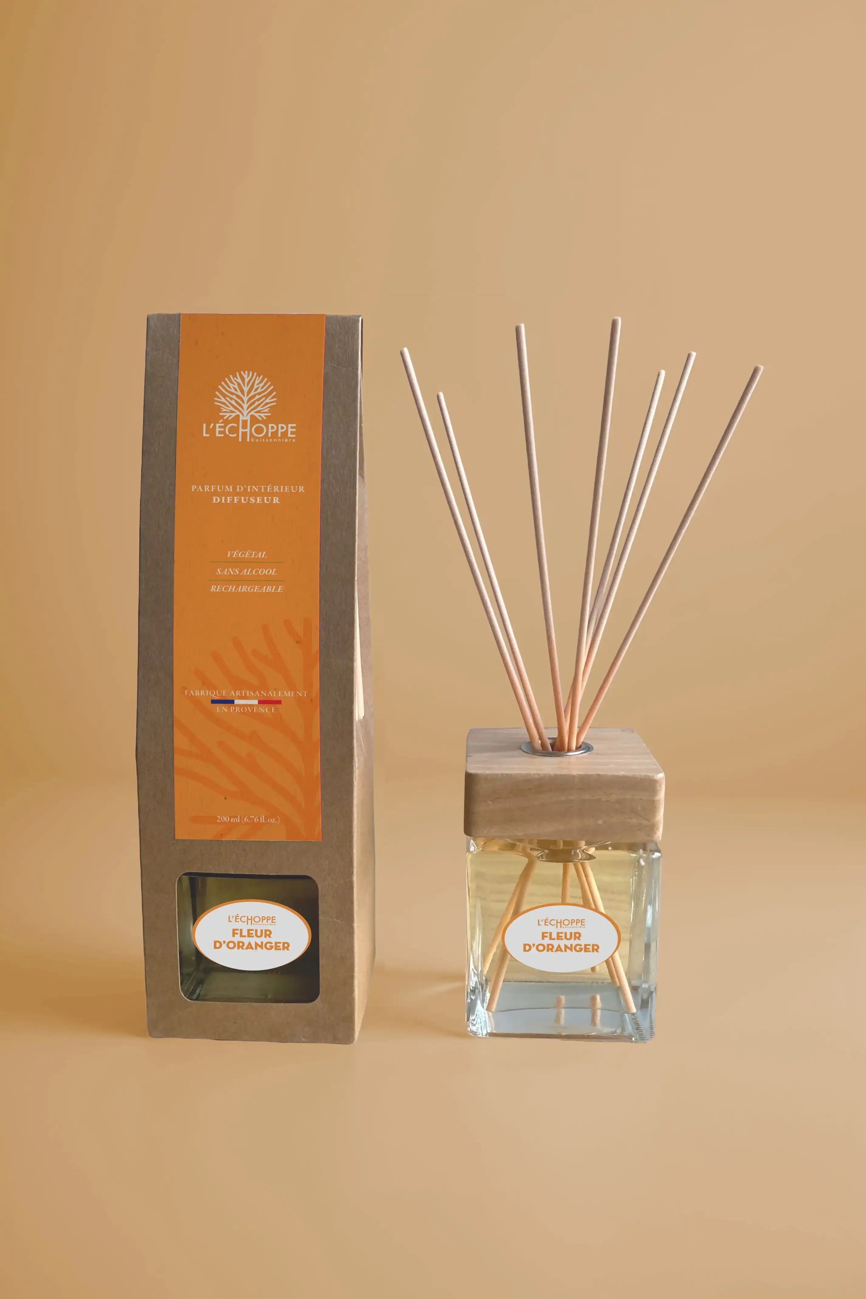 Difusor de varillas de flor de naranja - 200 ml