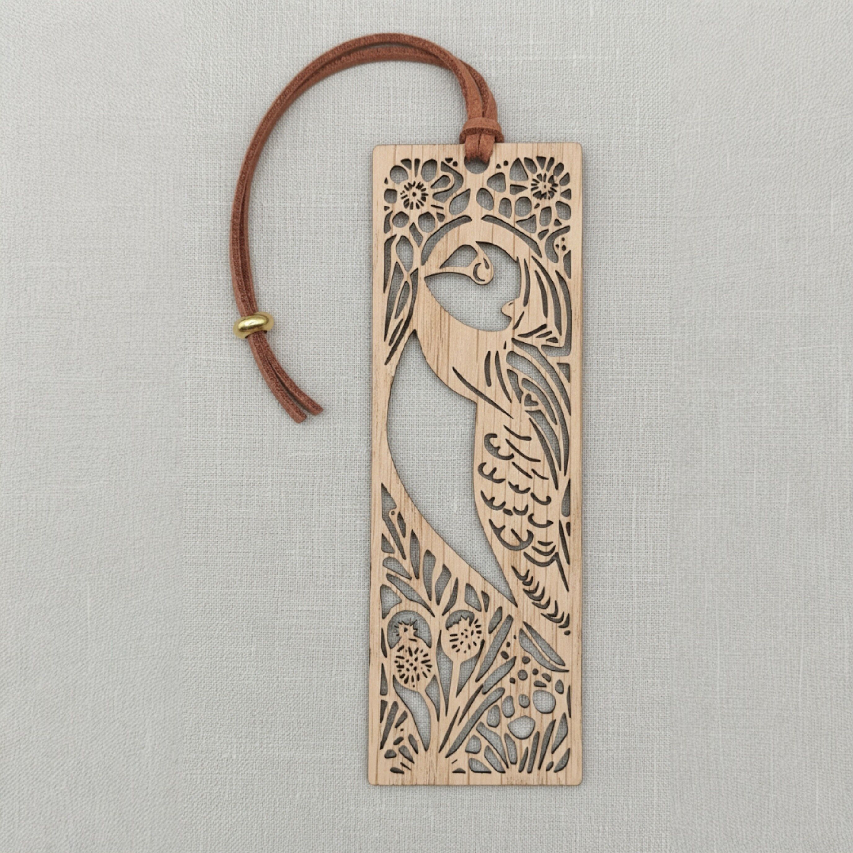 Puffin Wooden Bookmark - Signature Collection