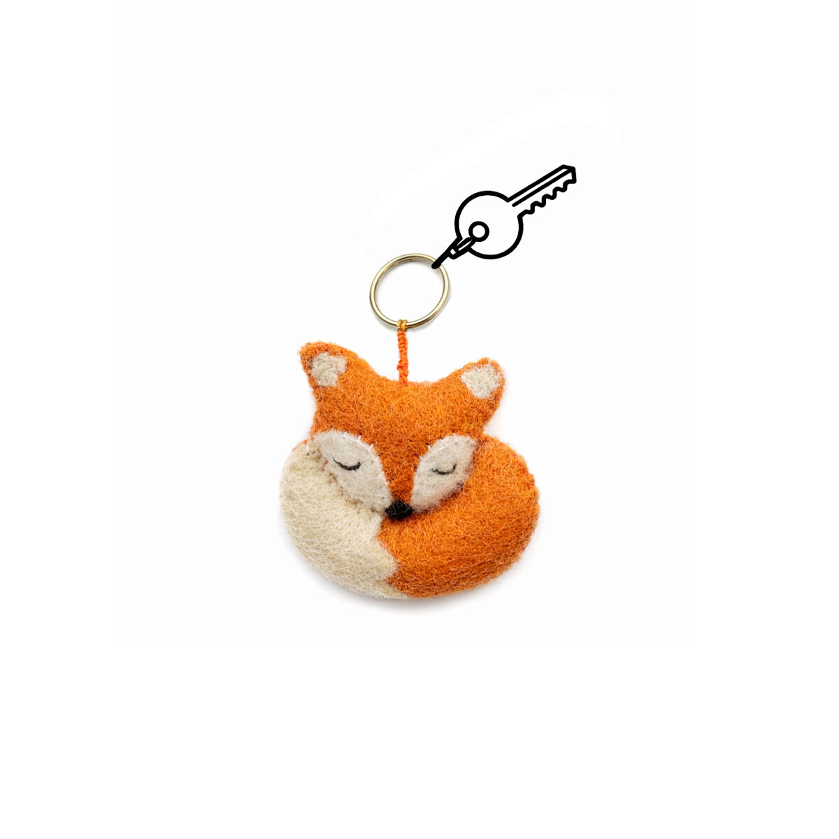 Schlüsselanhänger Fuchs (12D-KEY-FOX)