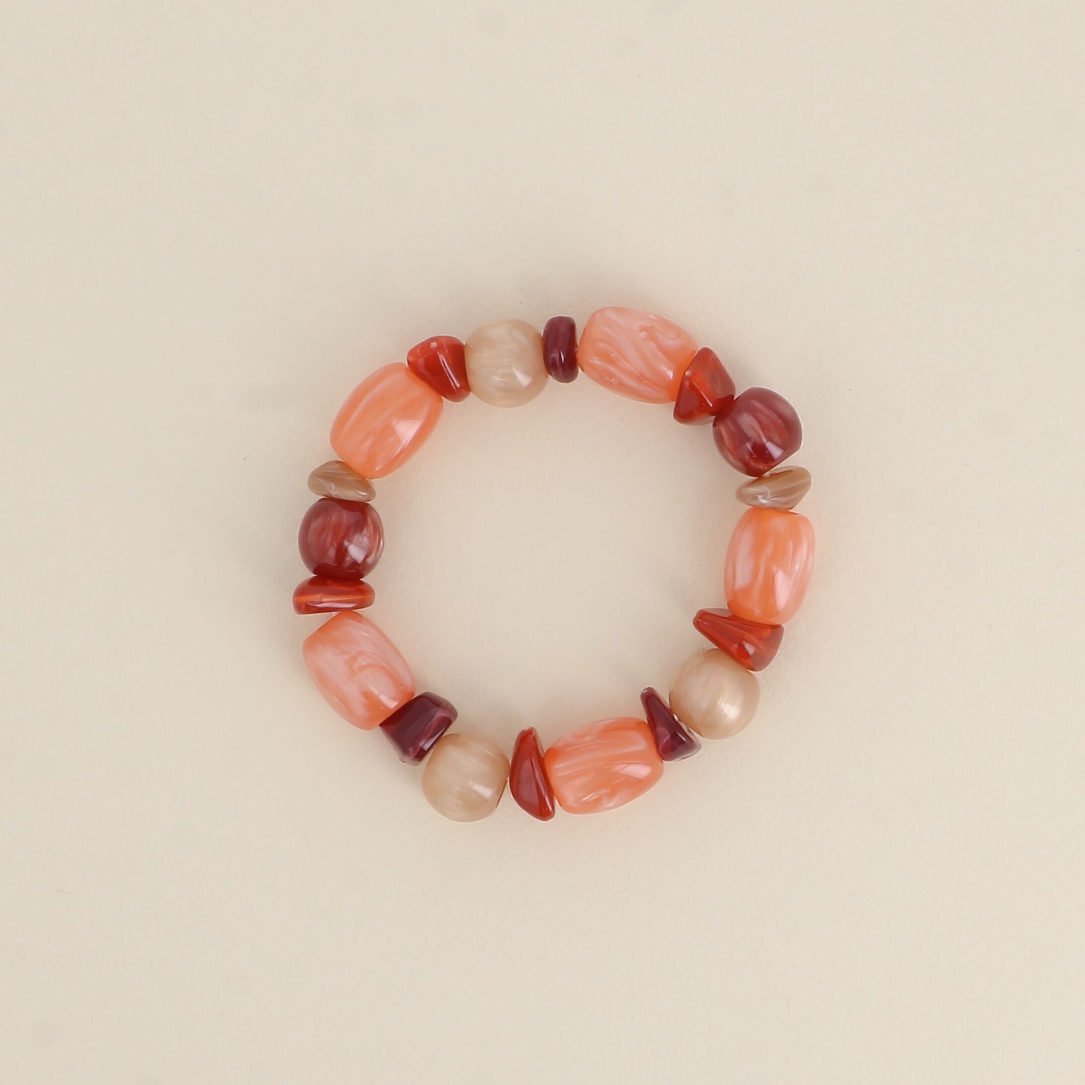 Elastic bracelet - resin beads