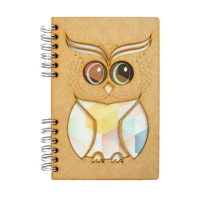 Duurzame schoolagenda 2021-2022 - gerecycled papier - Lady Owl