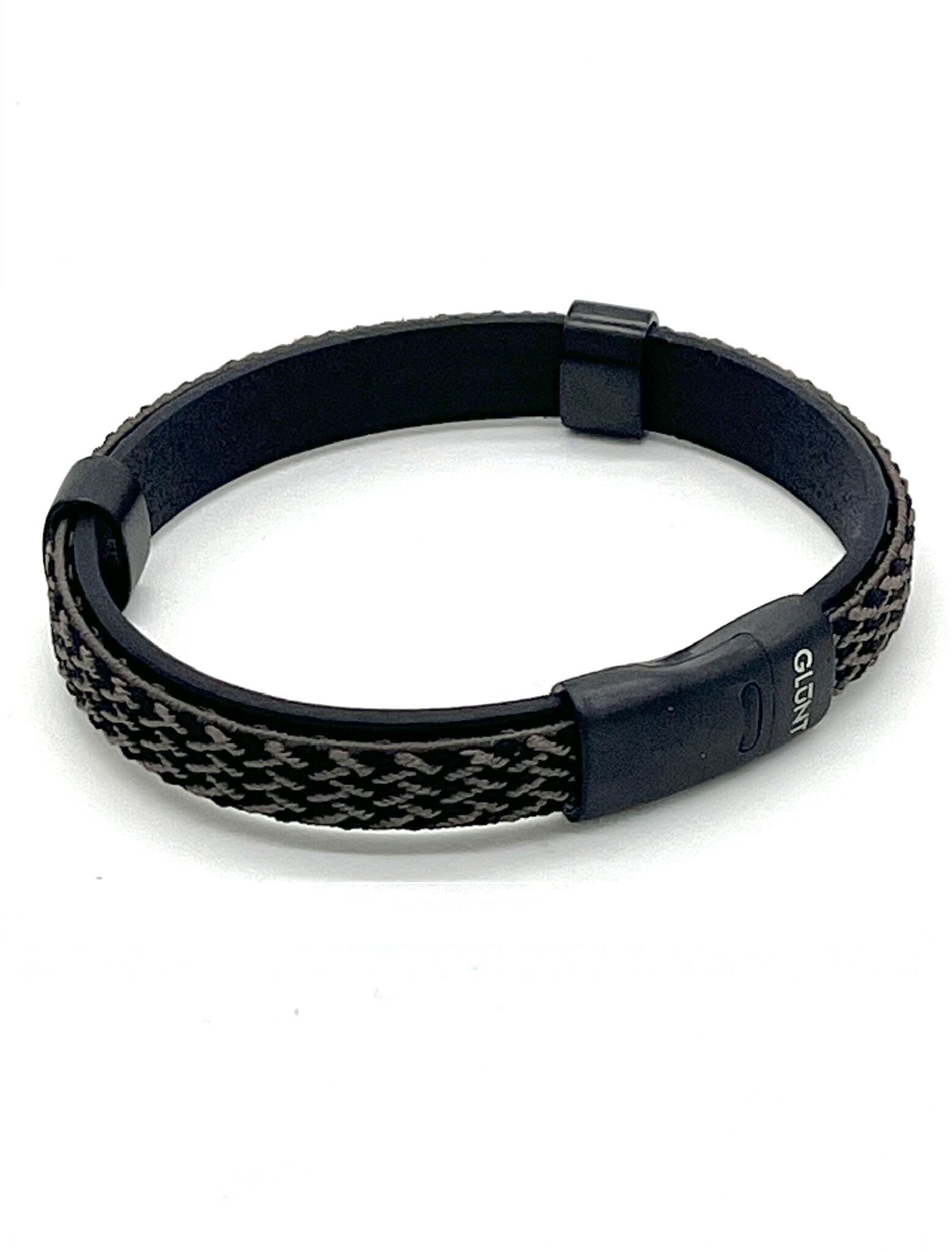 SKB GRAU / SCHWARZ - SCHWARZES LEDER