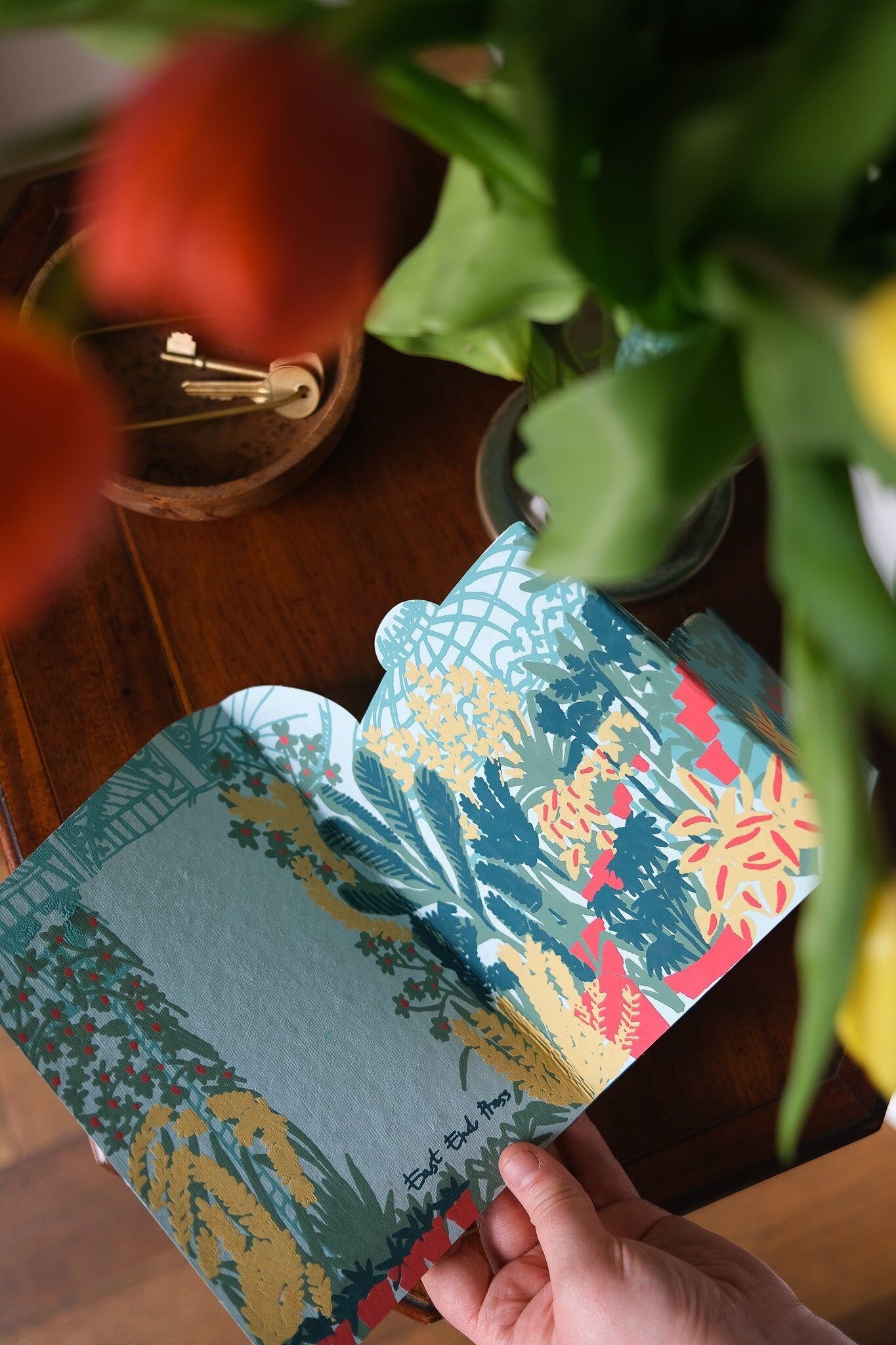 Carte de vœux du jardin botanique