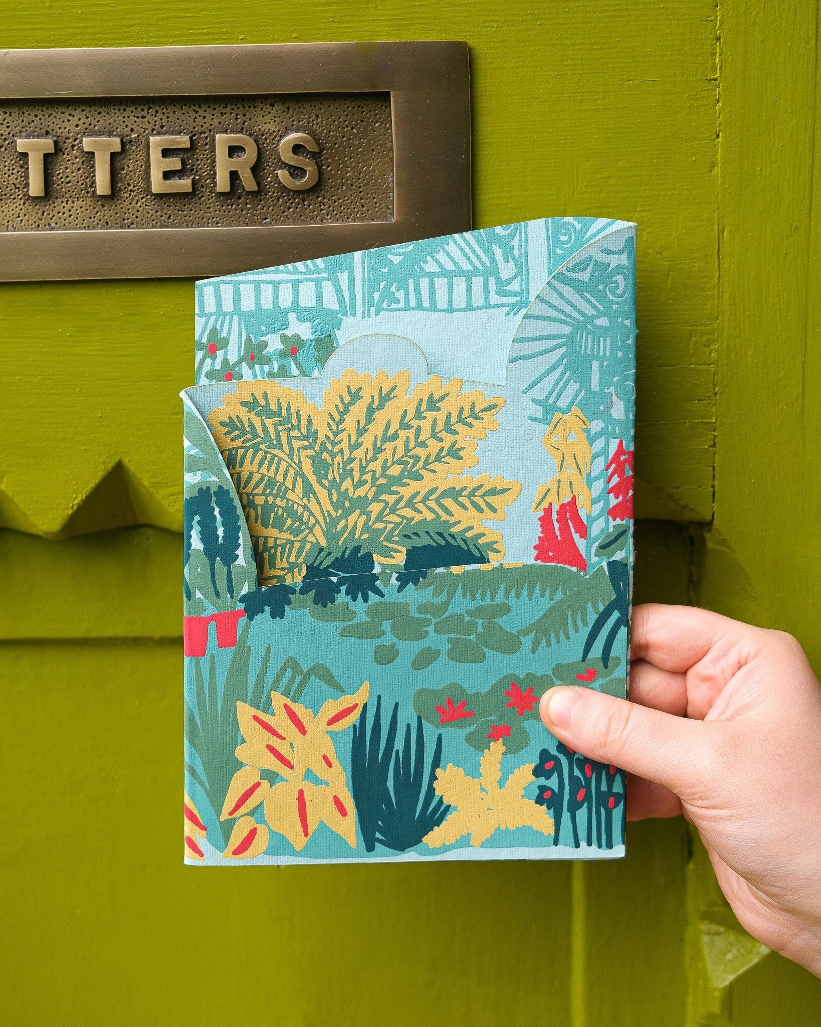 Carte de vœux Maison de verre