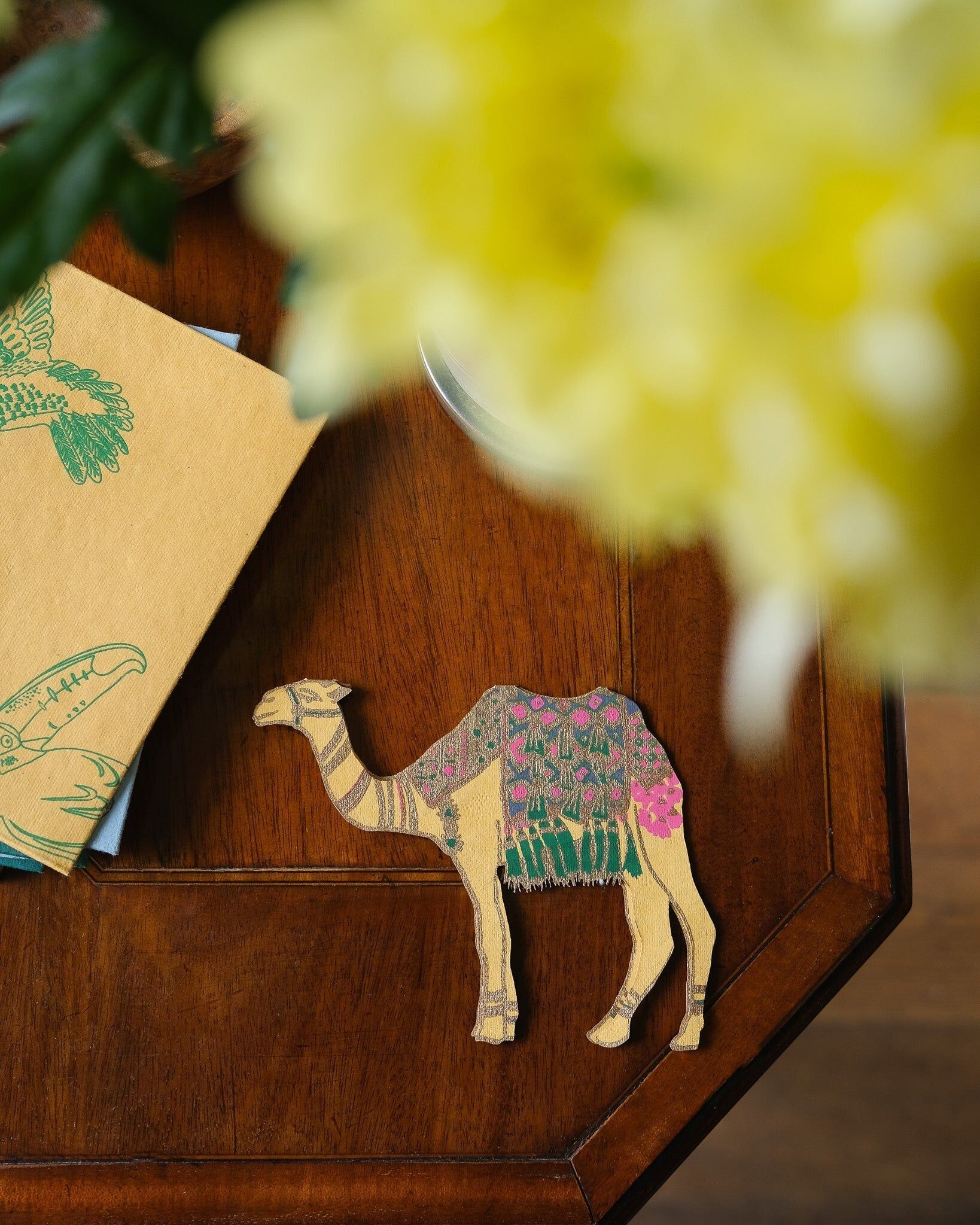 Carte de vœux chameau