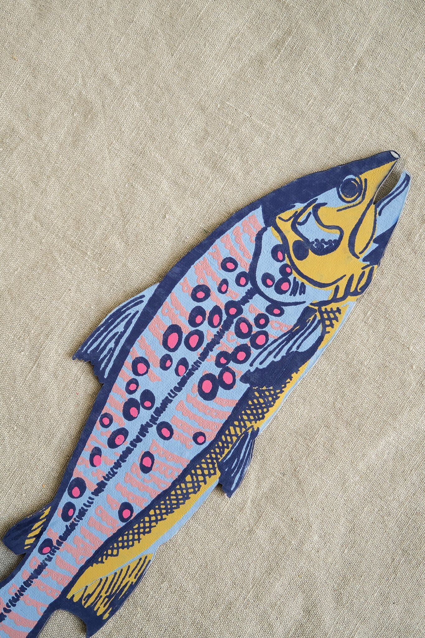 Carte de vœux Truite