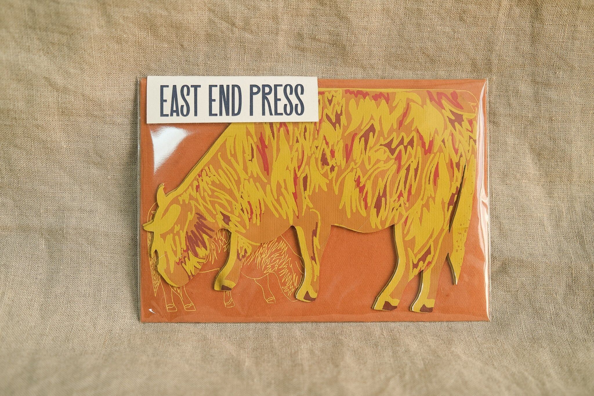 Carte de voeux Highland Cow