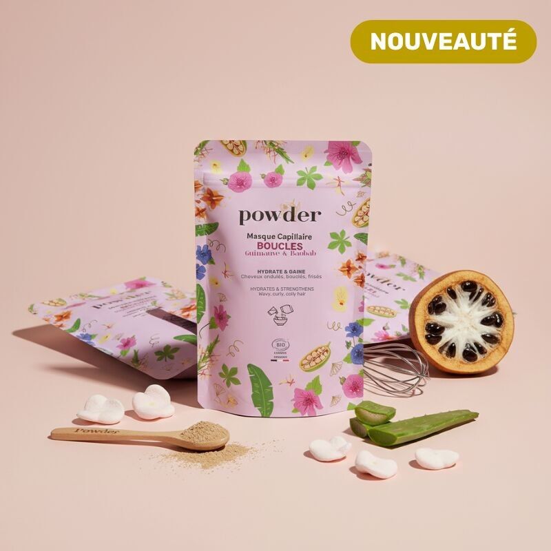 Maschera per capelli ricci - Polveri ayurvediche biologiche