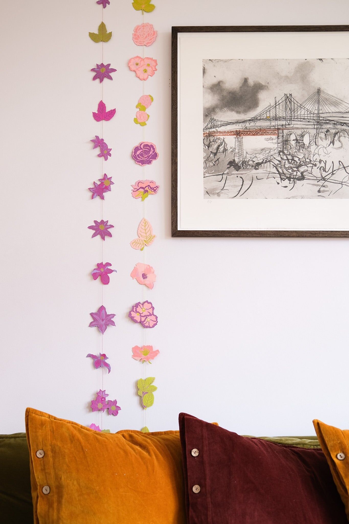 Vertikale Wandbehang-Pflanze Clematis