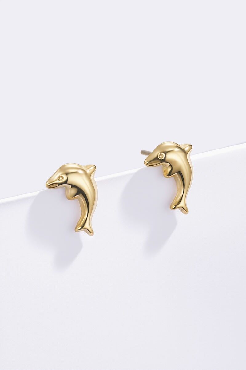 Pendientes de acero inoxidable 124AQ537