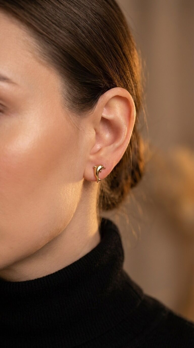 Orecchini in acciaio inossidabile 124AQ537