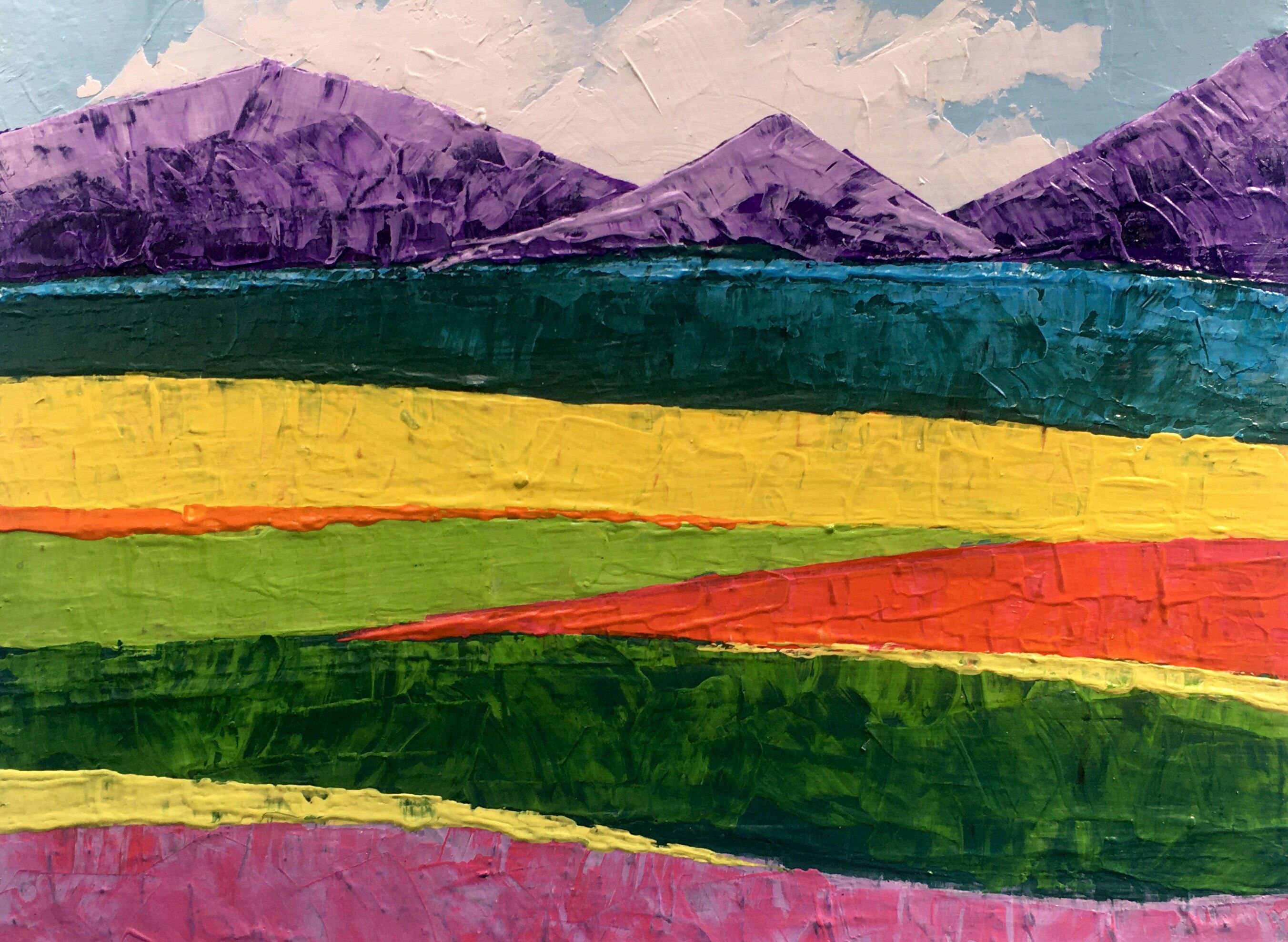 Dipinto ad olio Giornata di sole Zadorozhnya Vita 15x20cm