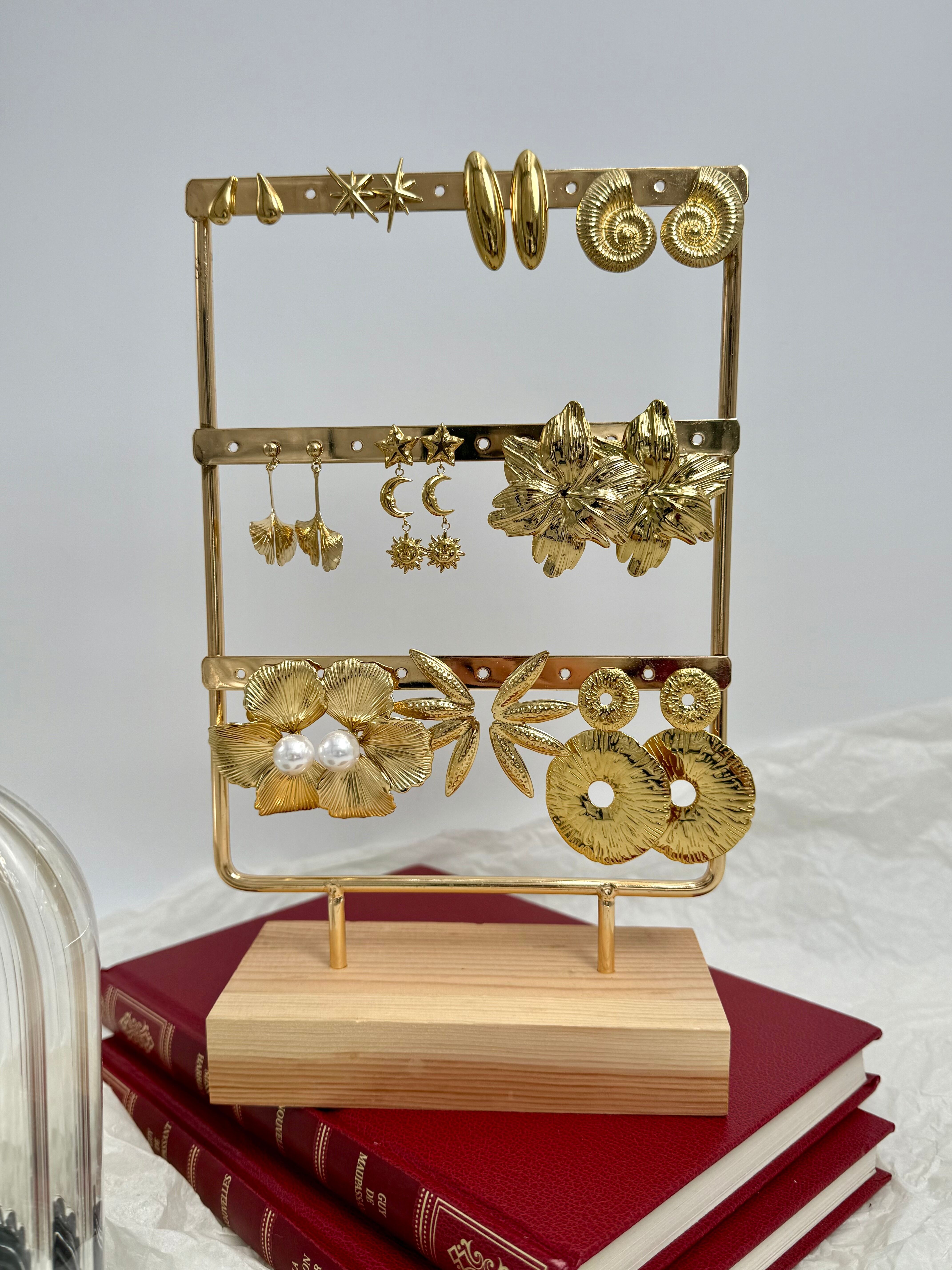 Set di 10 orecchini in acciaio inossidabile senza espositore SET232