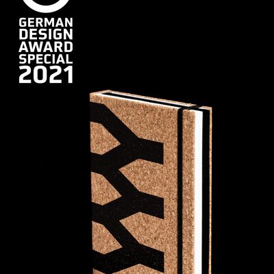 A5 Hardcover Notizbuch - Arches Design - "Architecture Collection"-Schwarzweiß (je 120Seiten)stairs-bw120