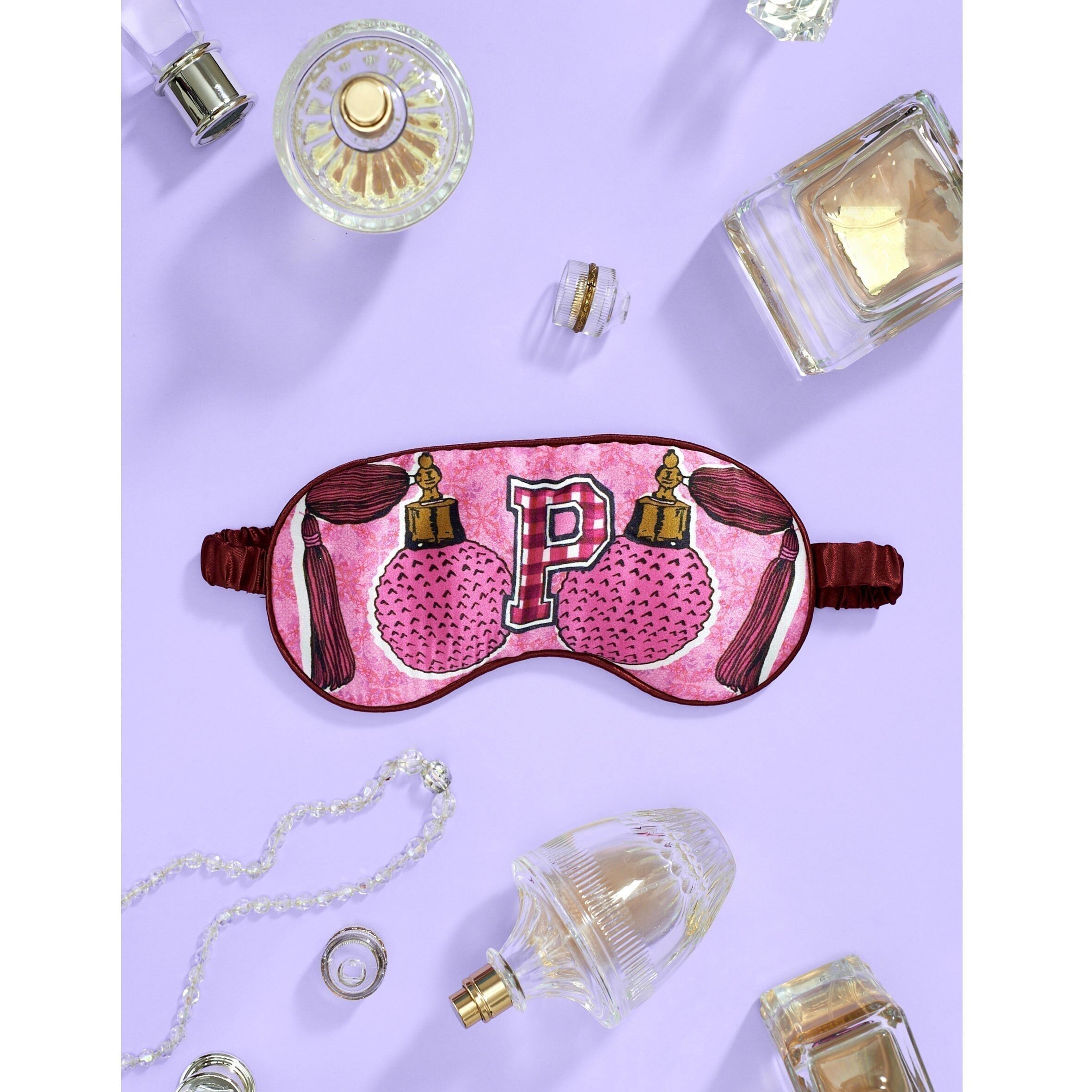 Masque pour les yeux en soie / "P comme parfum"