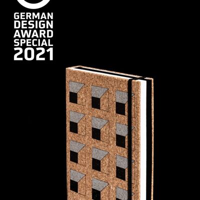 A5 Hardcover Notizbuch - Arches Design - "Architecture Collection"-Schwarzweiß (je 120Seiten)windows-bw120