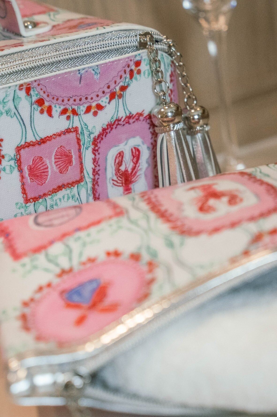 Wash Bag Set / "The Hamptons"