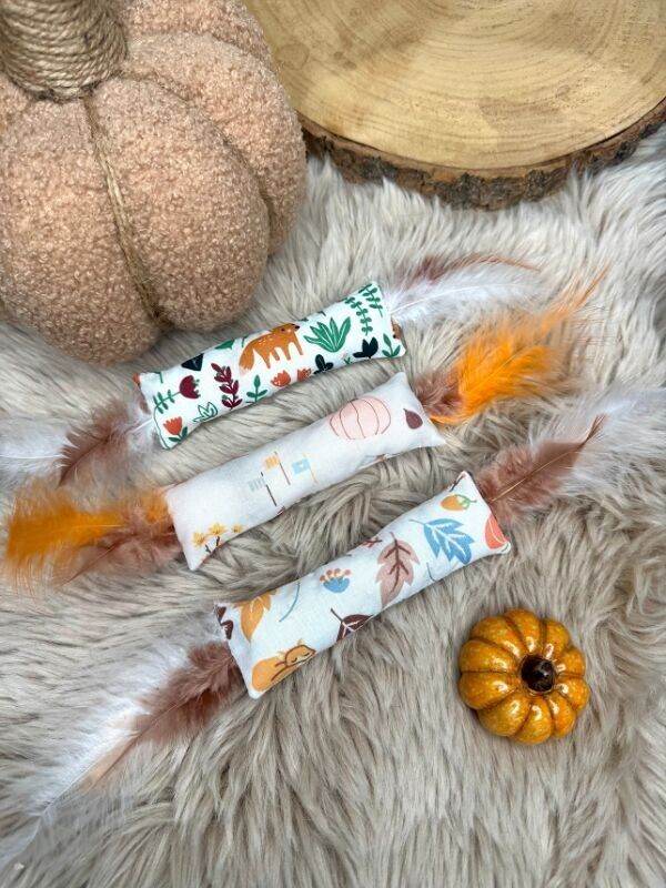 Cou-Stick de otoño con hierba gatera o valeriana - juguete