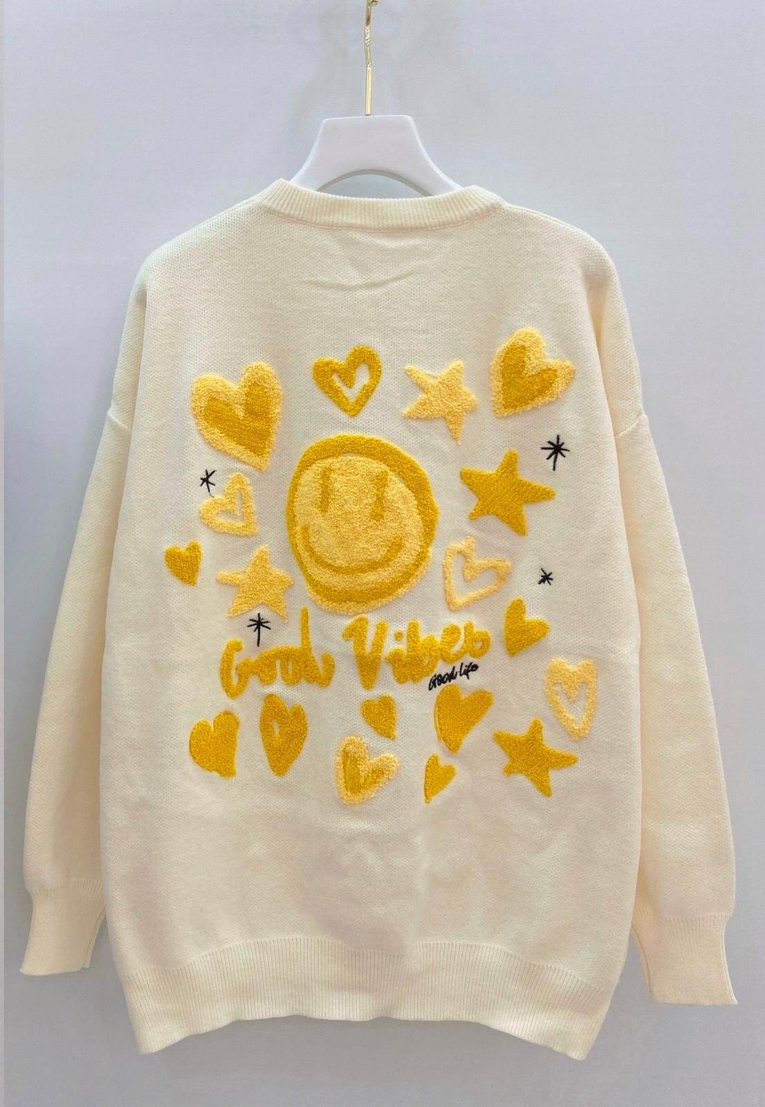 Sweat avec broderie (SMILEY)