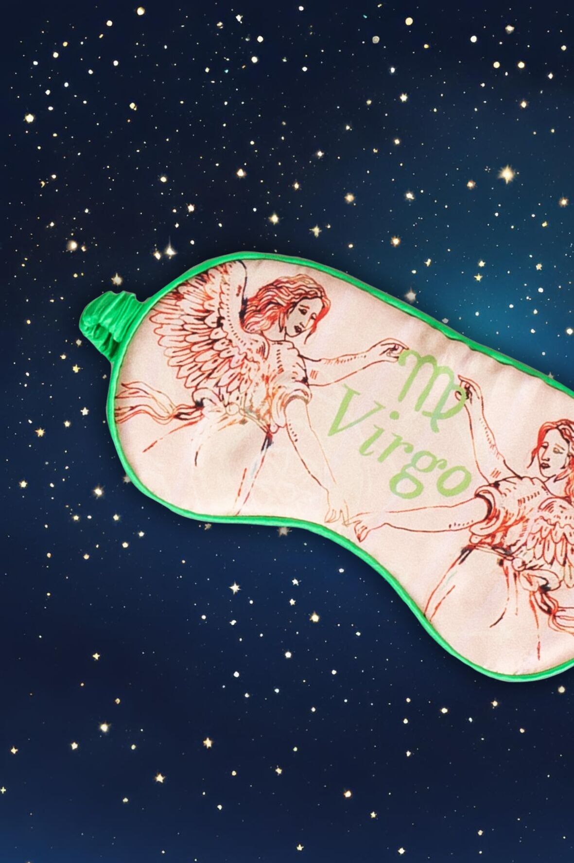 Masque pour les yeux en soie / "Vierge"