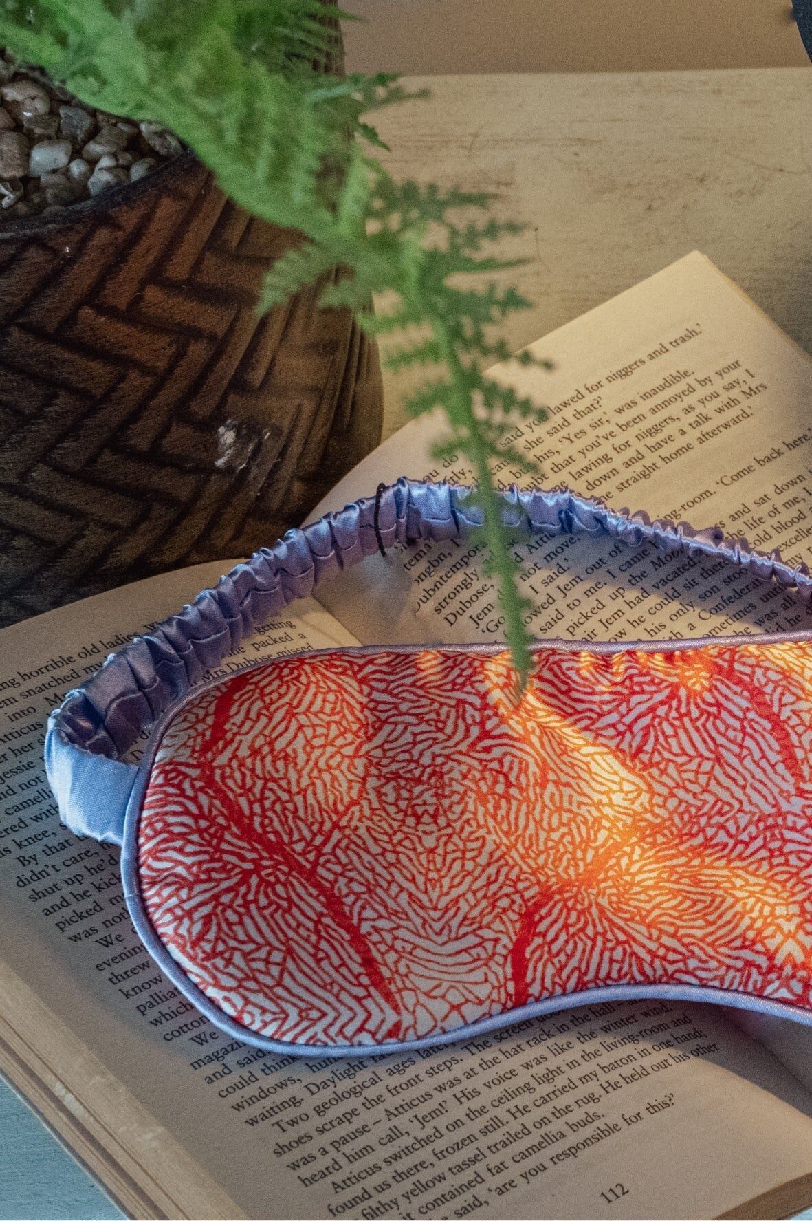 Silk Eye Mask / "Coral Reef"