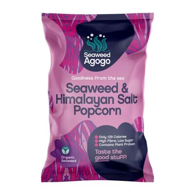 Seaweed Agogo Organic Seaweed & Himalayan Salt Popcorn 25g - 18 Packs