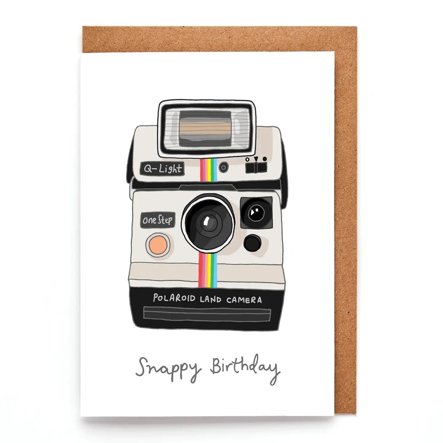 Retro Polaroid Camera Birthday Card | Snappy Birthday