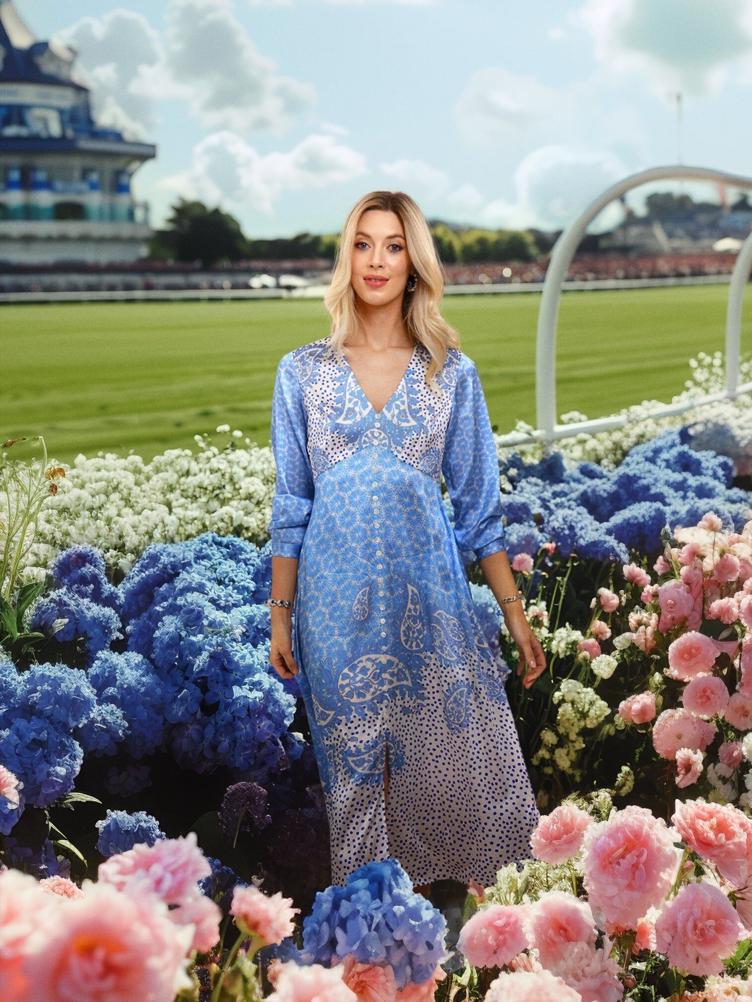 Midi Button Tea Dress / "Lulu"