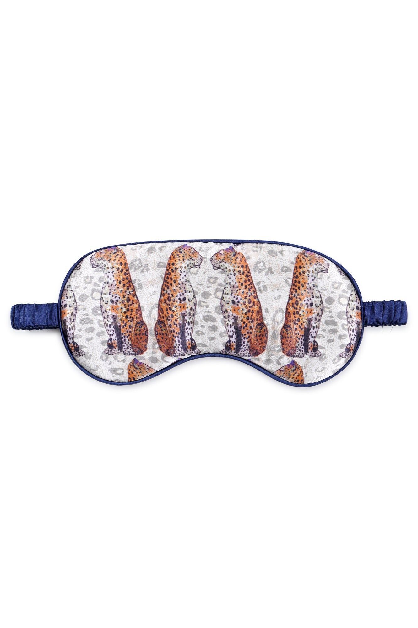 Silk Eye Mask / "Little Leopards"
