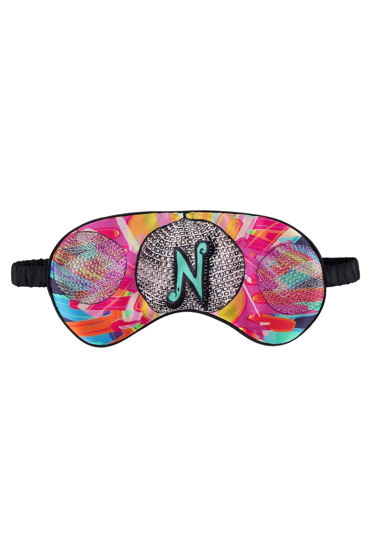 Silk Eye Mask / "N for Nightlife"