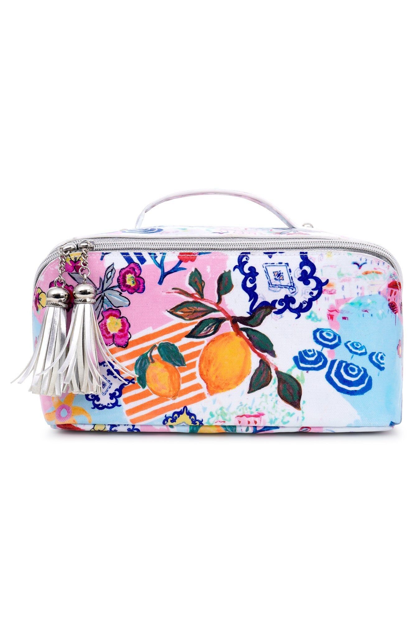 Large Cosmetic Bag / "Amalfi"