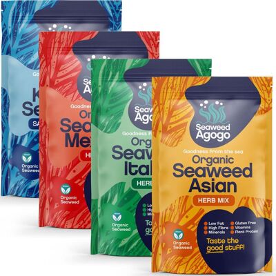 Seaweed Agogo Organic mixes multi pack x 20 5 of each flavour