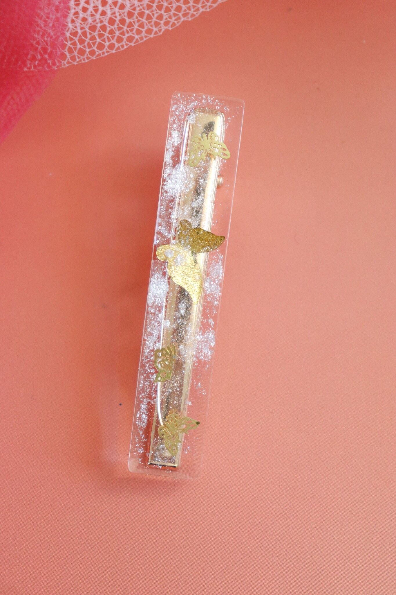 Haarspange mit Schmetterlingsmotiv