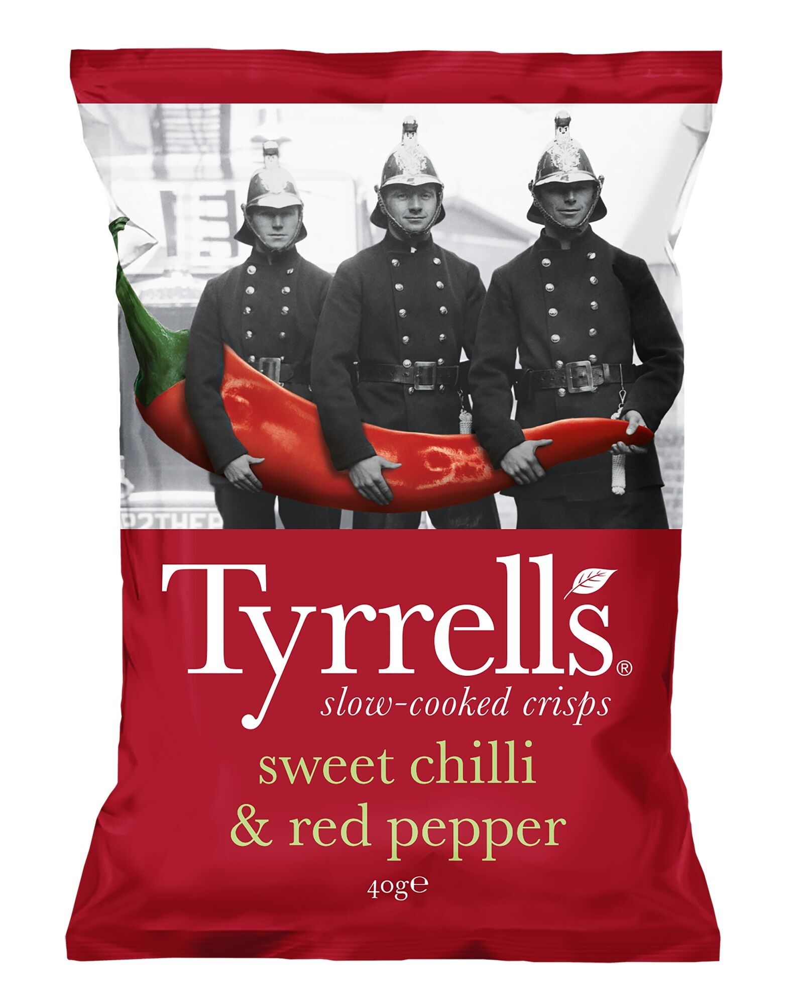 Tyrrells Chips mit süßen Chilis und roten Paprikaschoten, 40 g