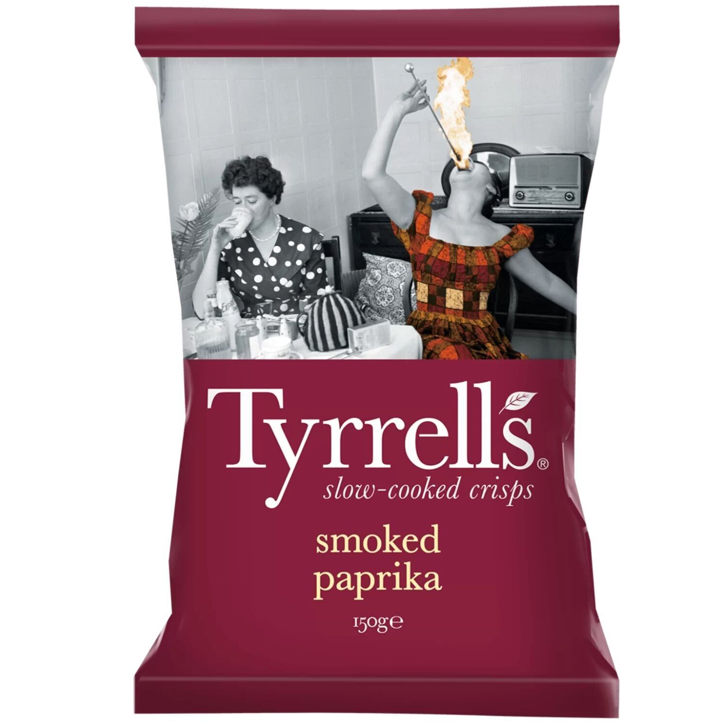Patatas fritas de pimentón ahumado 150 g, Tyrrells