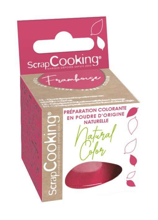 Colorante en polvo de origen natural, rojo "Frambuesa", 10 g