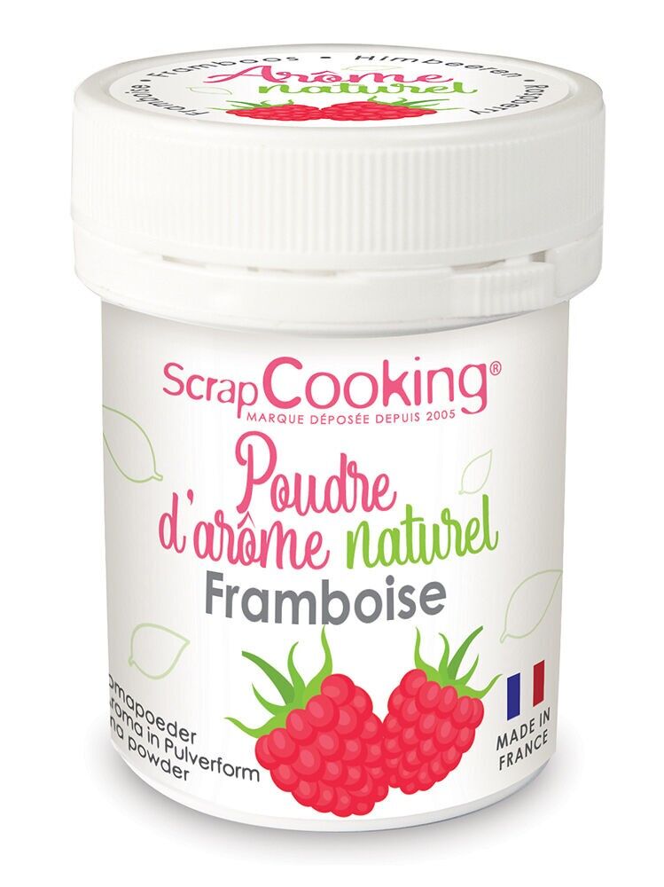 15g jar of natural raspberry flavoring powder