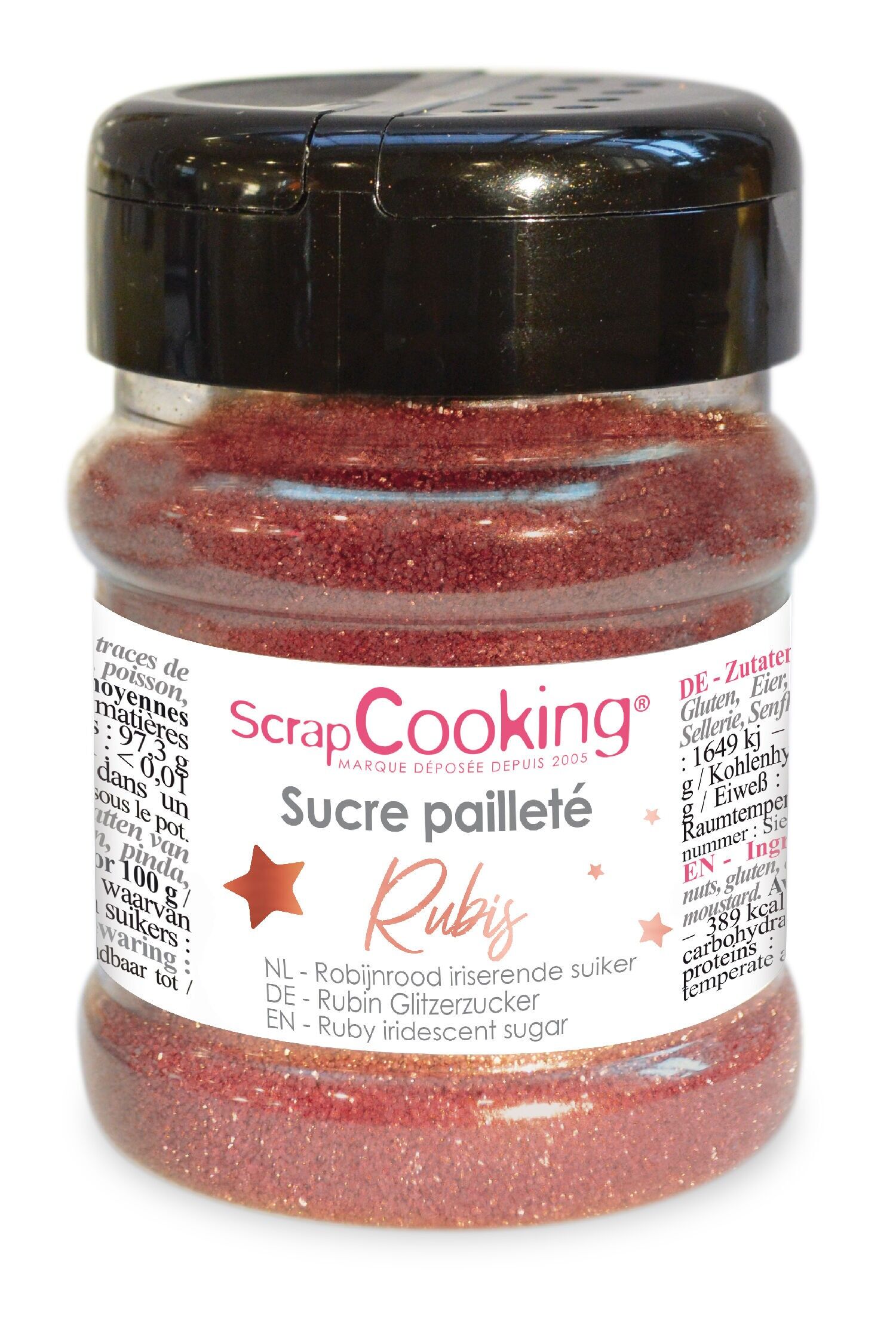 Ruby Sprinkled Sugar 160g