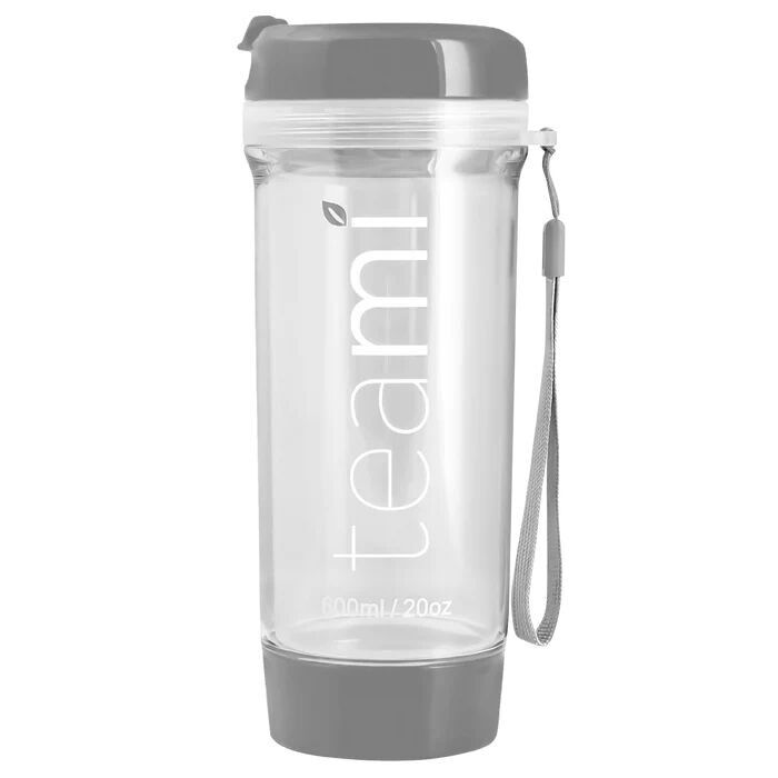 Vaso de té Teami Blends de 600 ml, color gris, sin BPA