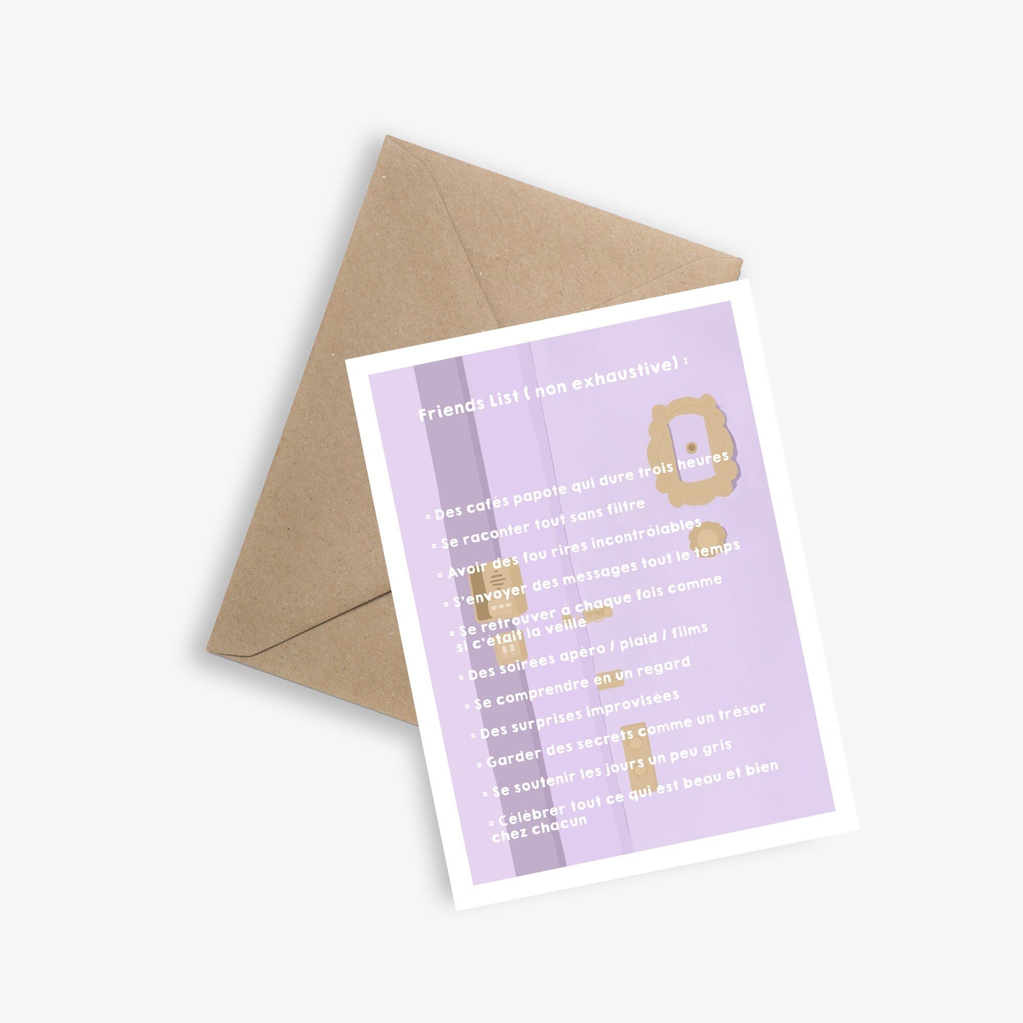 Message Card - Friends List