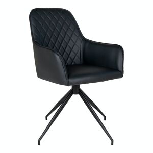 Chaise de salle à manger Harbo avec. Pivot-Noir