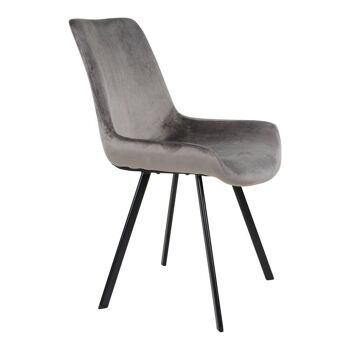 Chaise de salle à manger Drammen-Gris 3