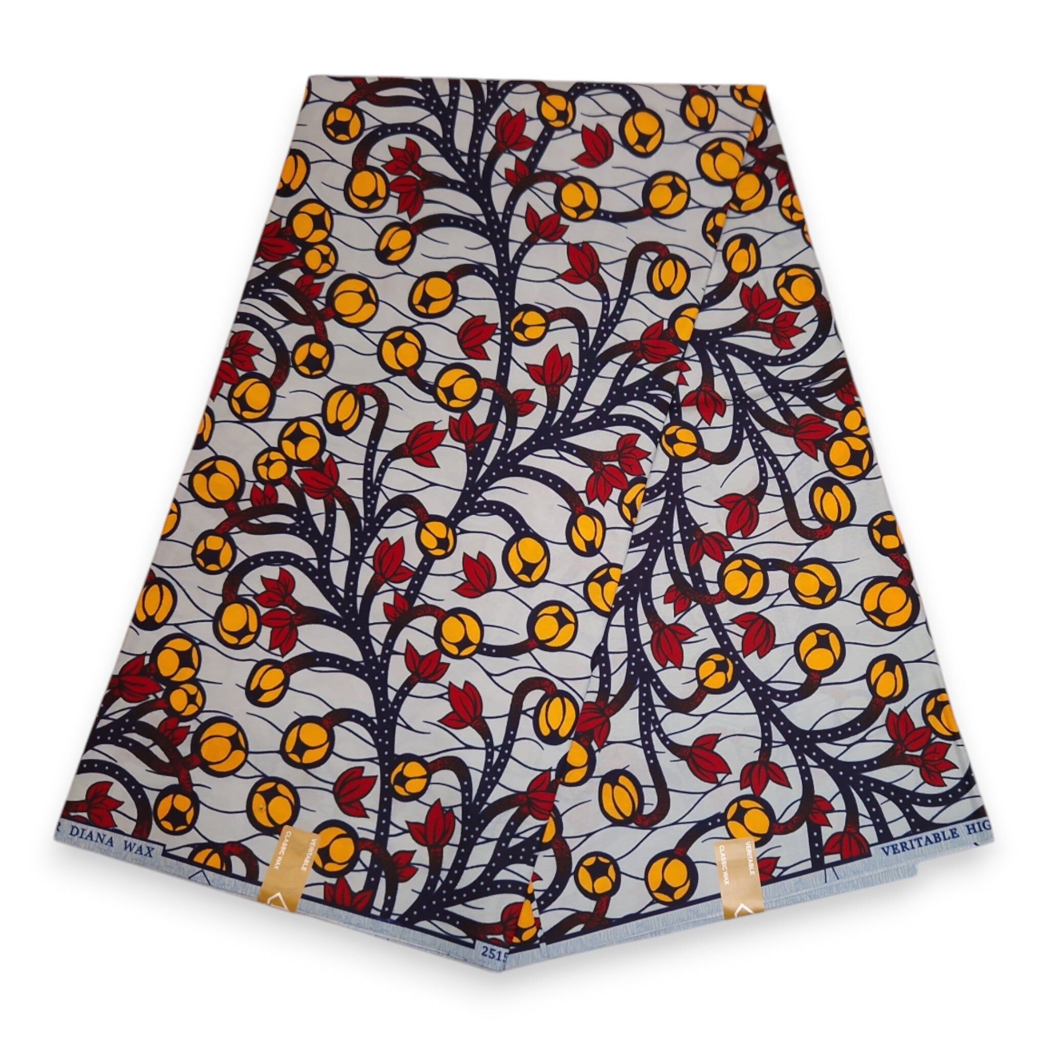 6 Yards – Afrikanischer Druckstoff – PO-5017 – Poly