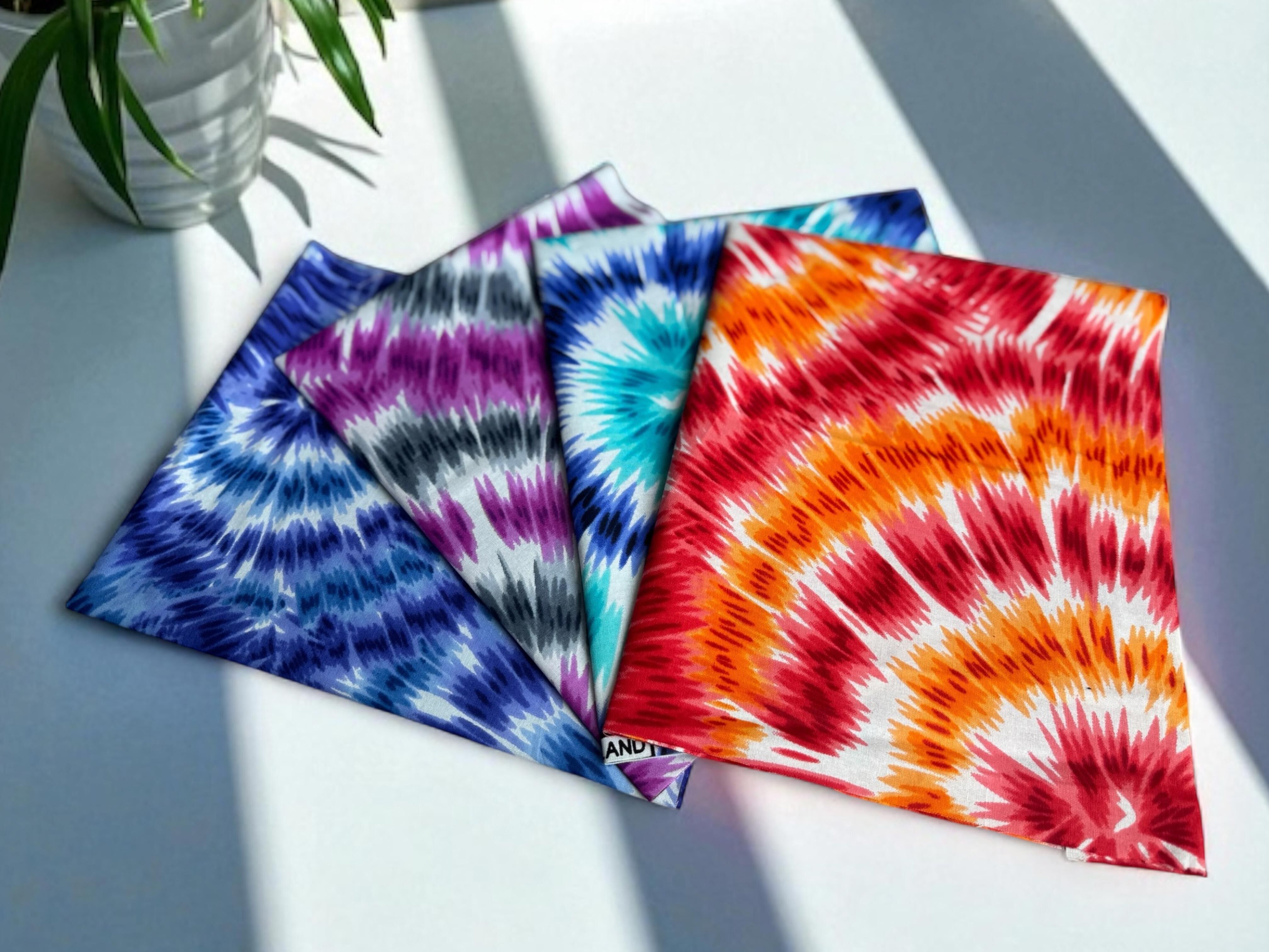 4 Fat Quarters – Stoffmischung in Batik-Optik für Quilts/Patchwork – Afrikanischer Druckstoff