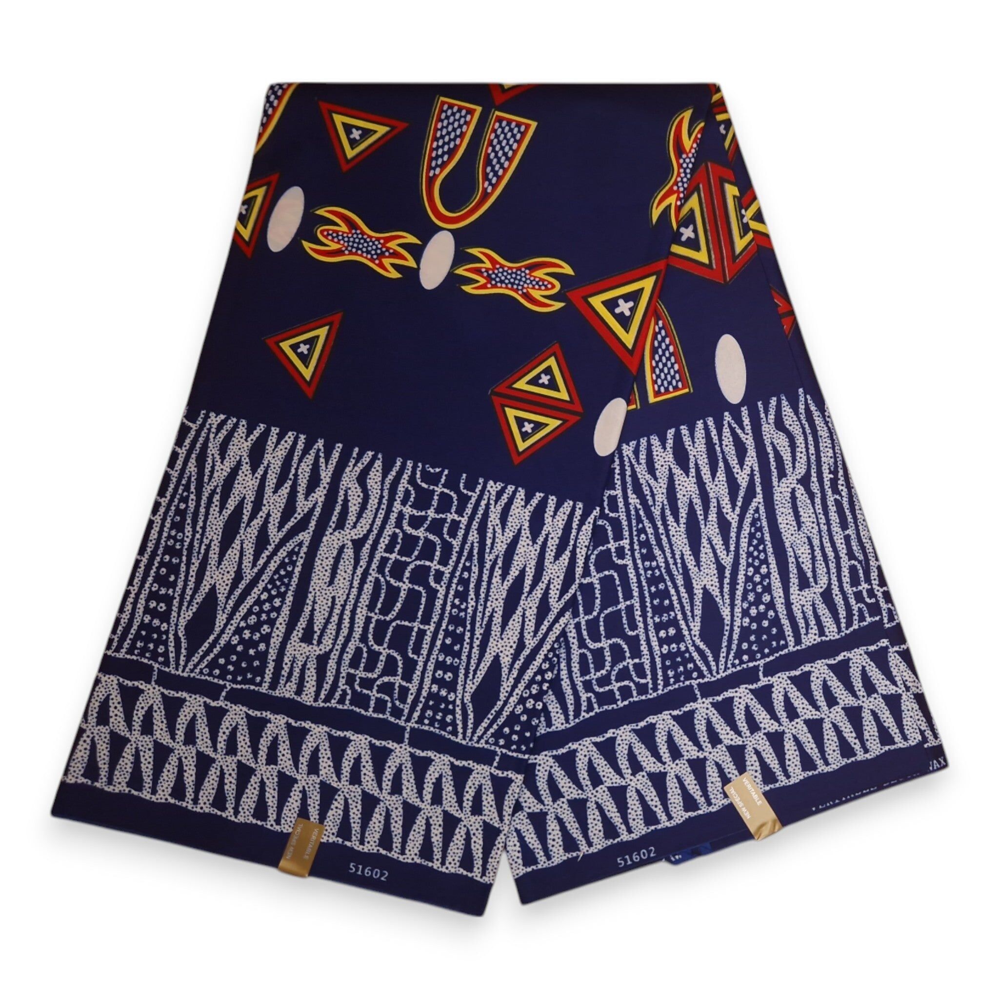 6 yards - Tissu imprimé africain - Toghu Ndop Cameroun - Poly