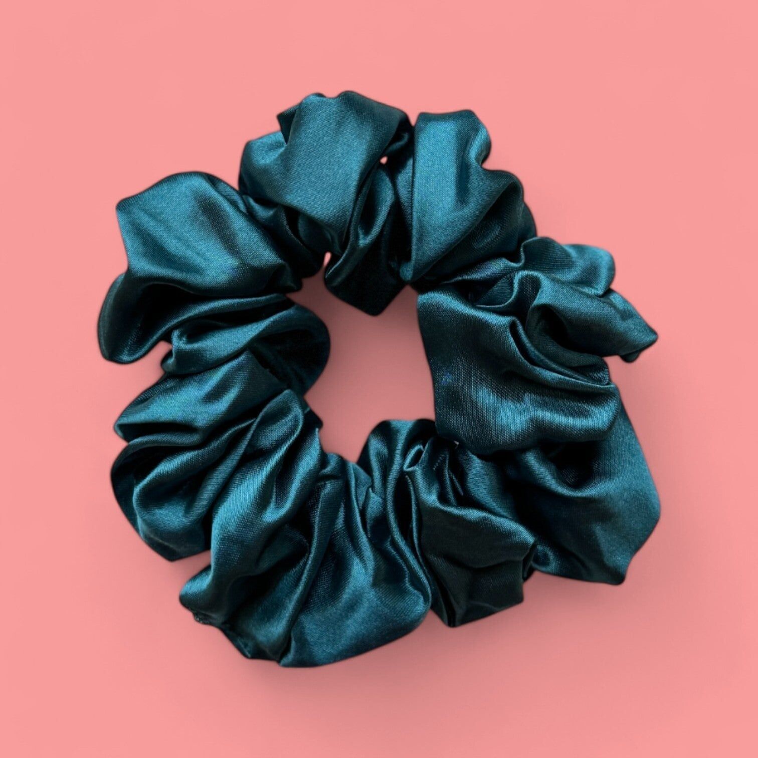 Deluxe Scrunchie Satin - Haaraccessoires - Türkis