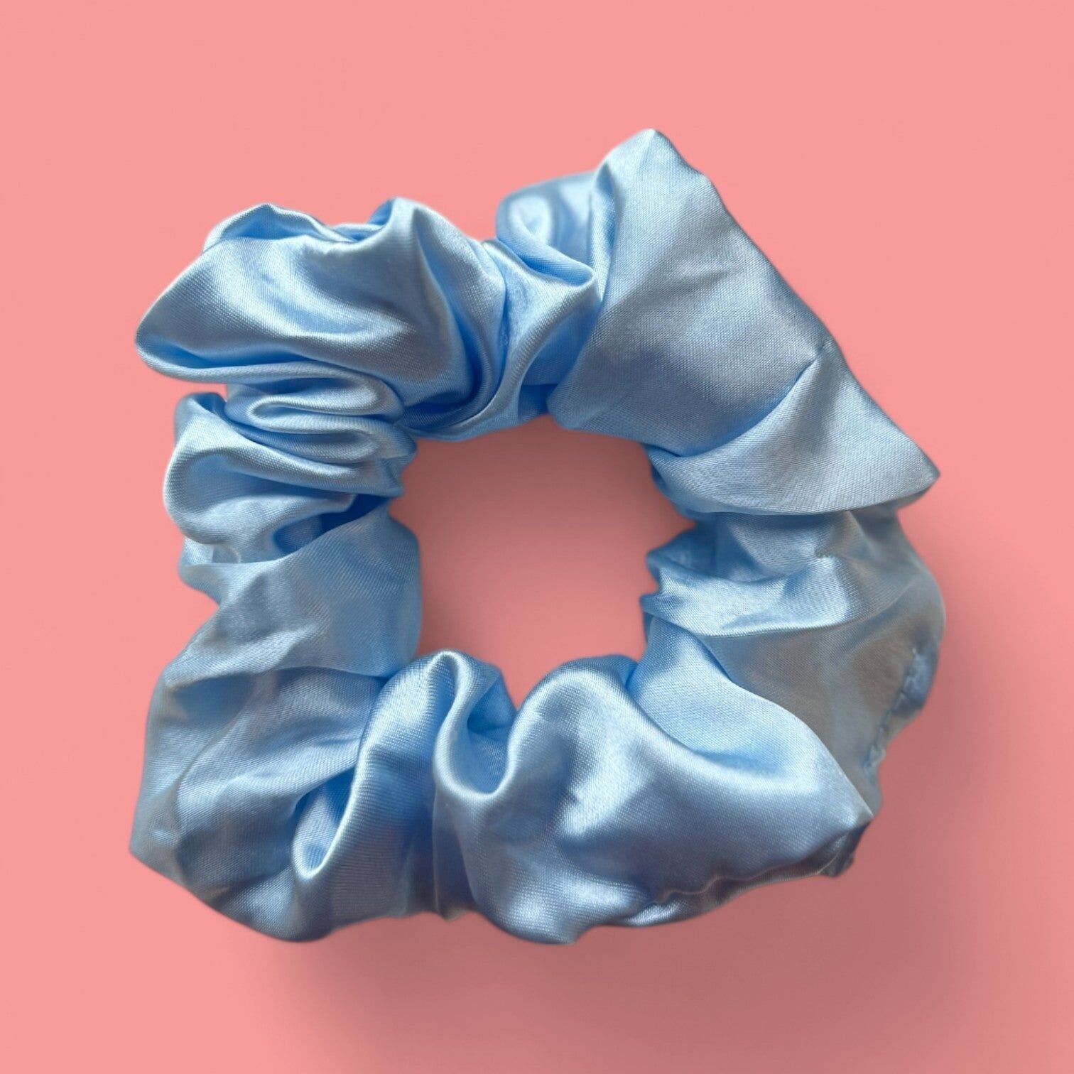Deluxe Scrunchie Satin - Haaraccessoires - Himmelblau