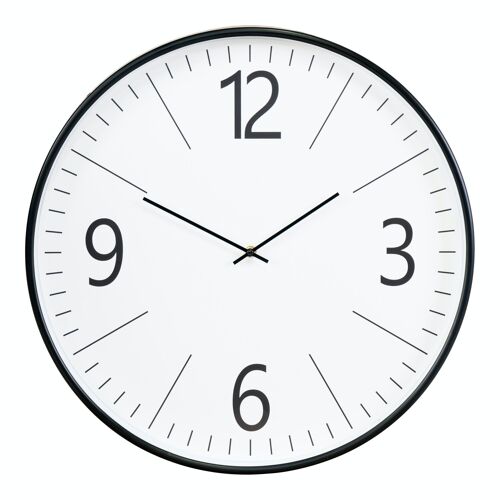 Biel Wall Clock-Black/White