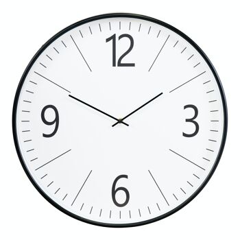 Horloge Murale Bienne-Noir/Blanc 1