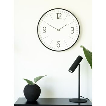 Horloge Murale Bienne-Noir/Blanc 6